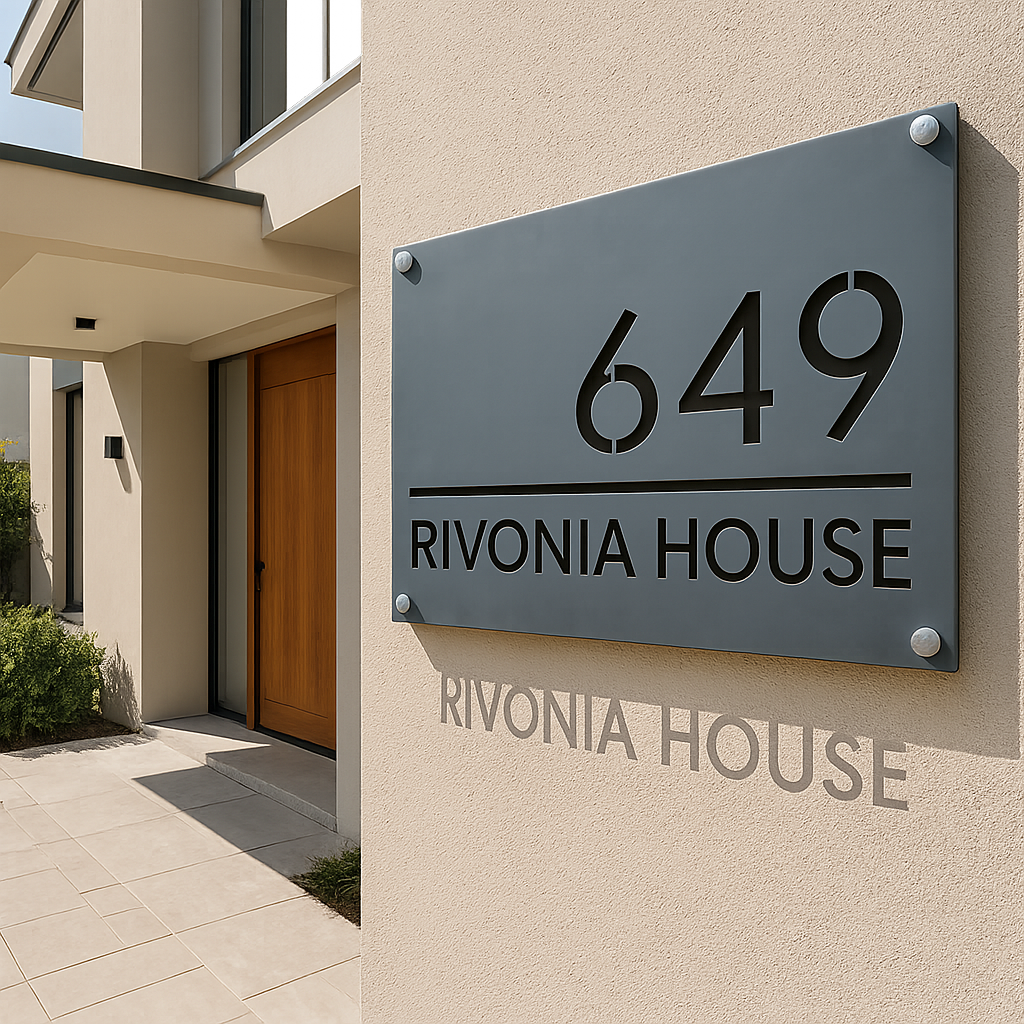 Custom House Numbers