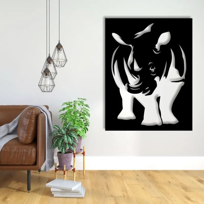Rhino Framed