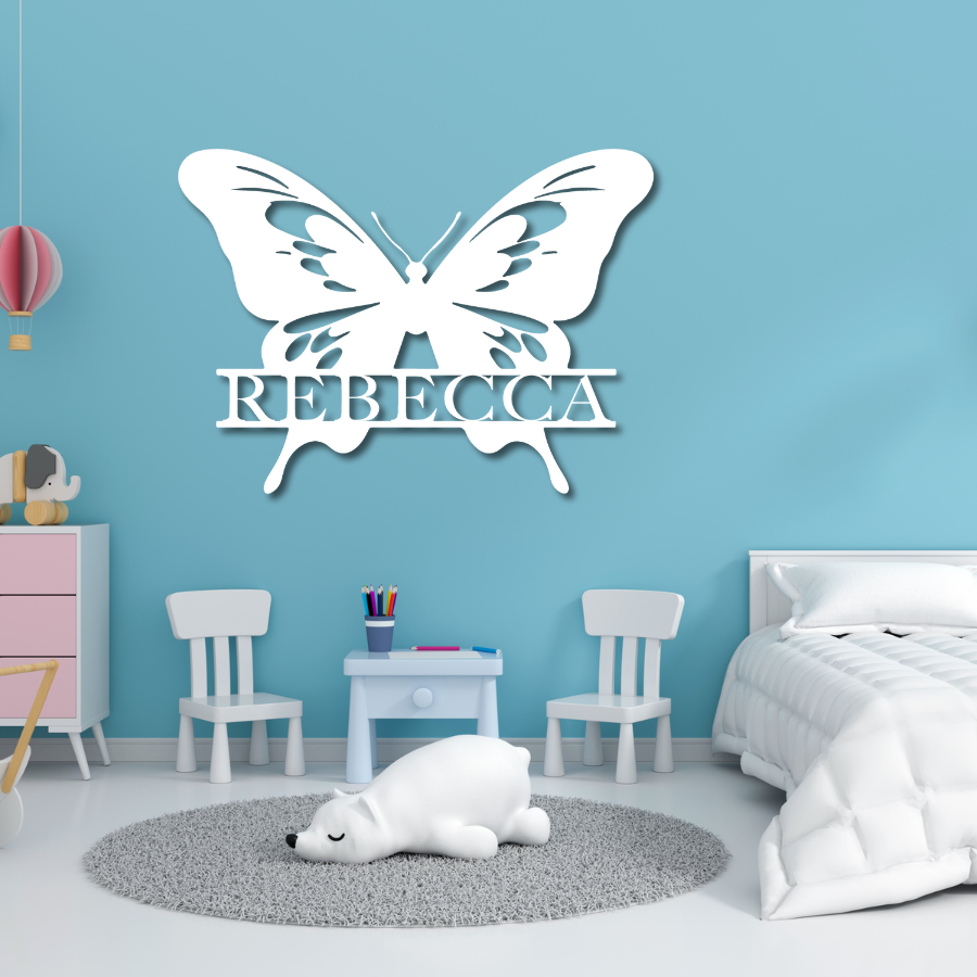 Butterfly - Custom Name Monogram