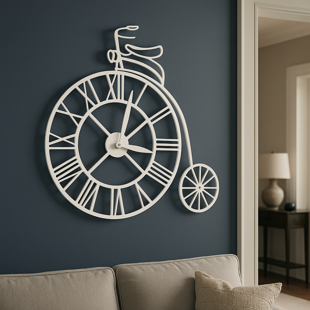 Penny Farthing Wall Clock