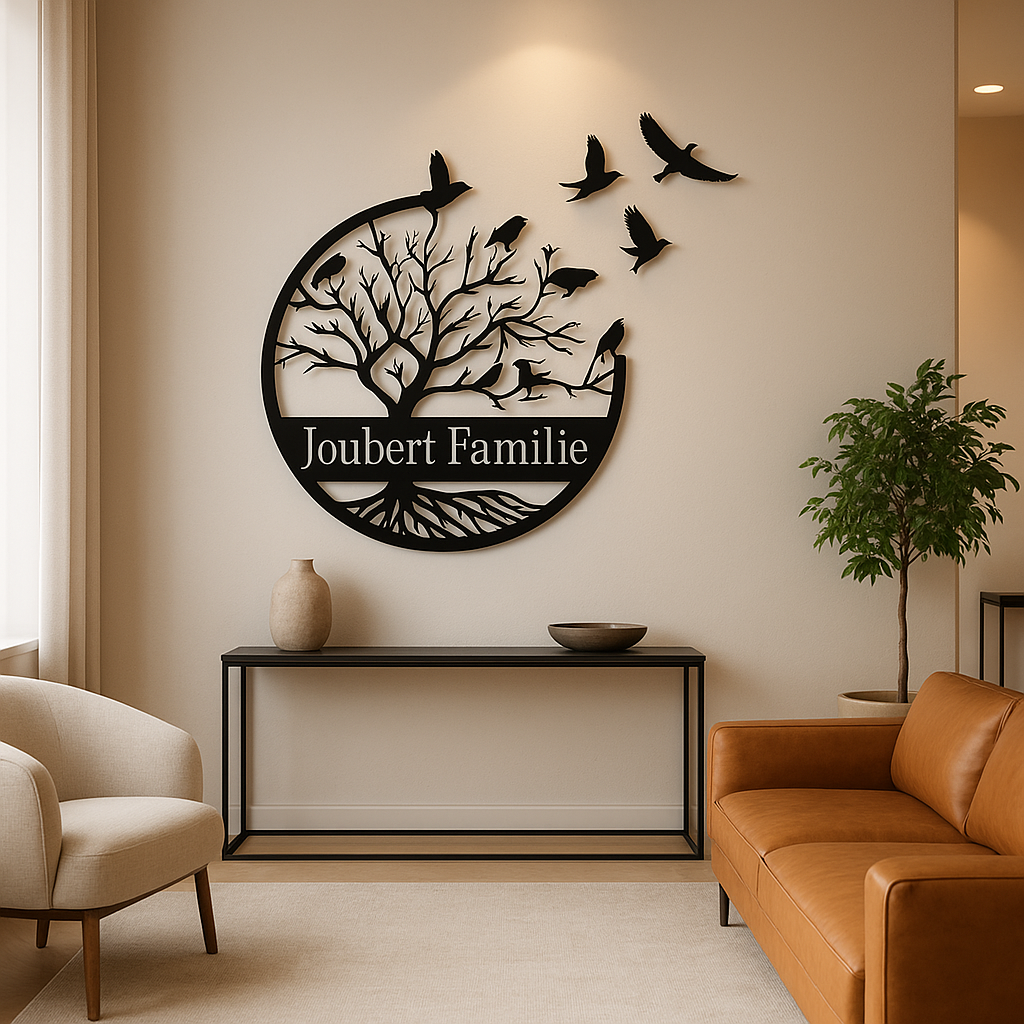 Breakaway Birds - Family Name Monogram