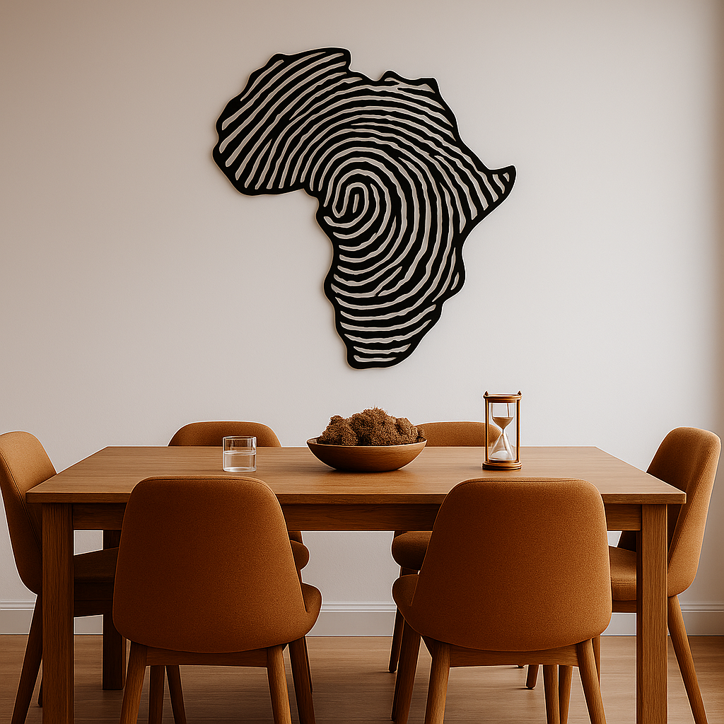 Africa DNA Silhouette