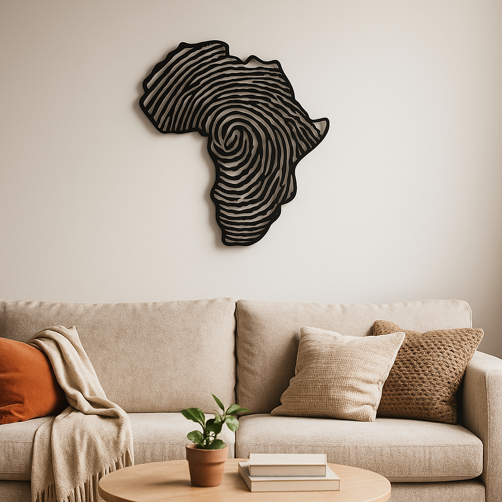 Africa DNA Silhouette