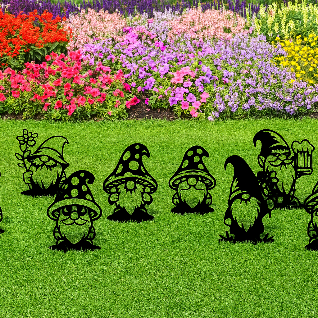 Garden Gnomes- 8-Piece