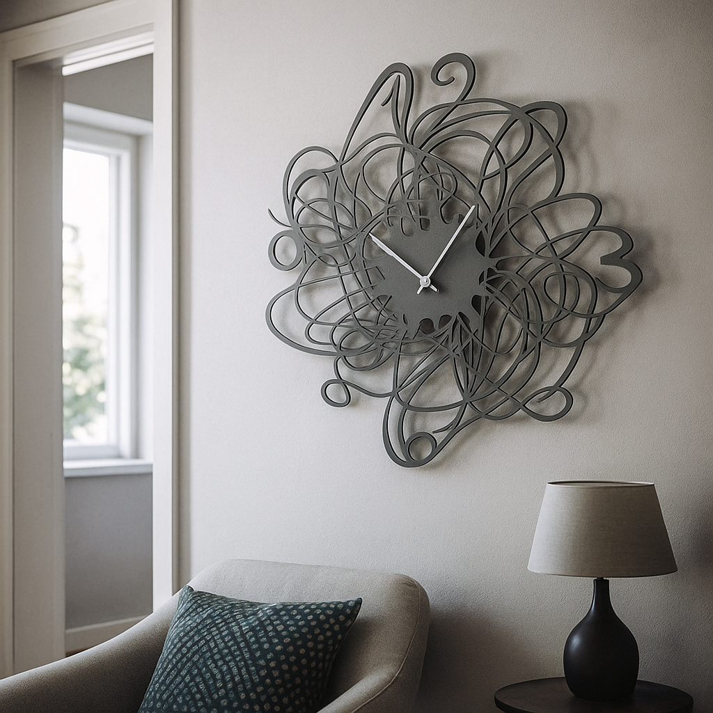 The Scribble - Wall Clock