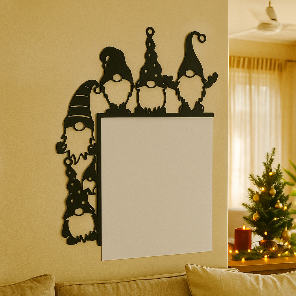 Christmas Gnomes - Door Frame / Fireplace Decor