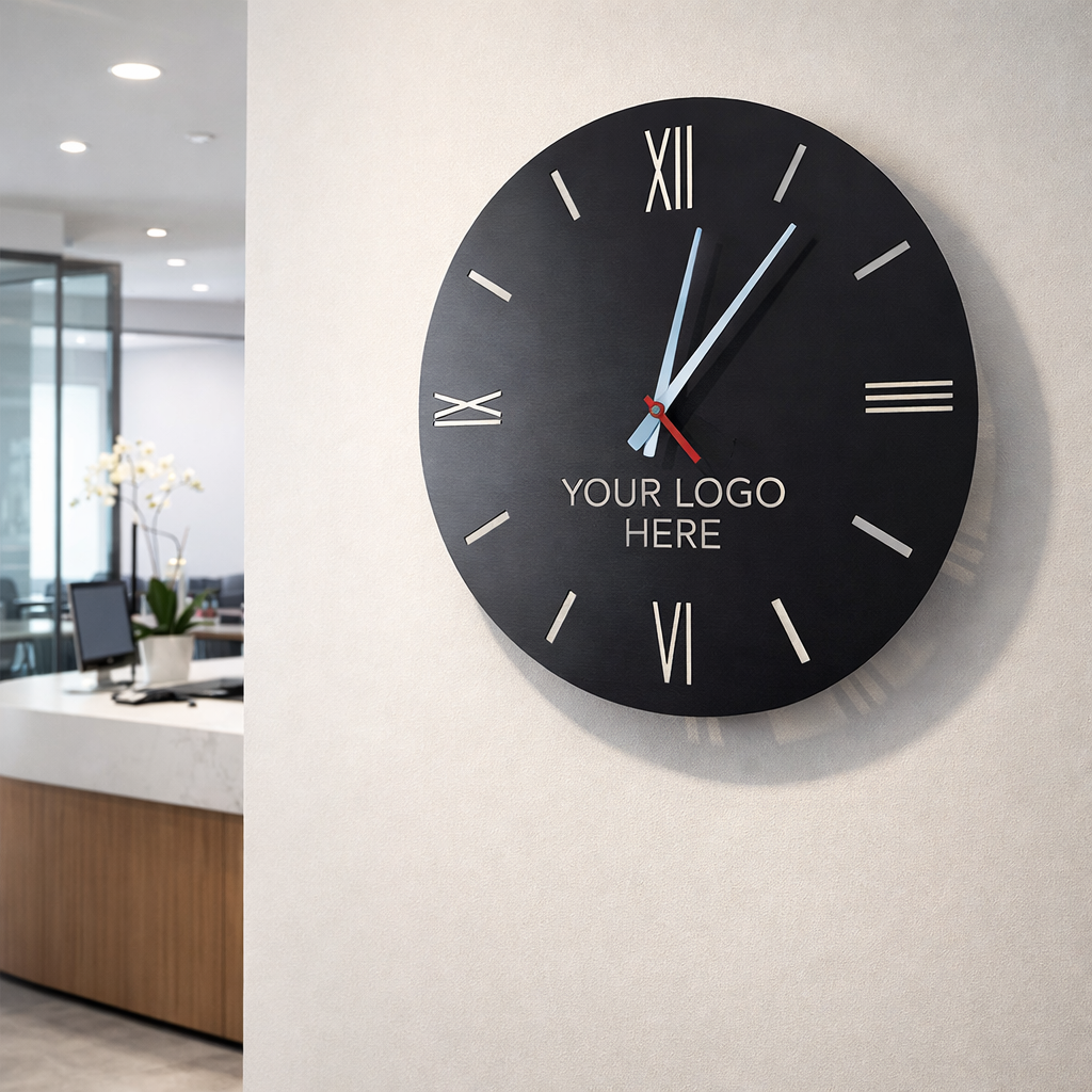 Custom Text Roman Numeral Clock (RN4)