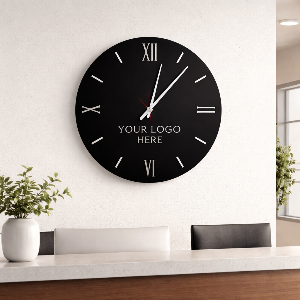 Custom Text Roman Numeral Clock (RN4)