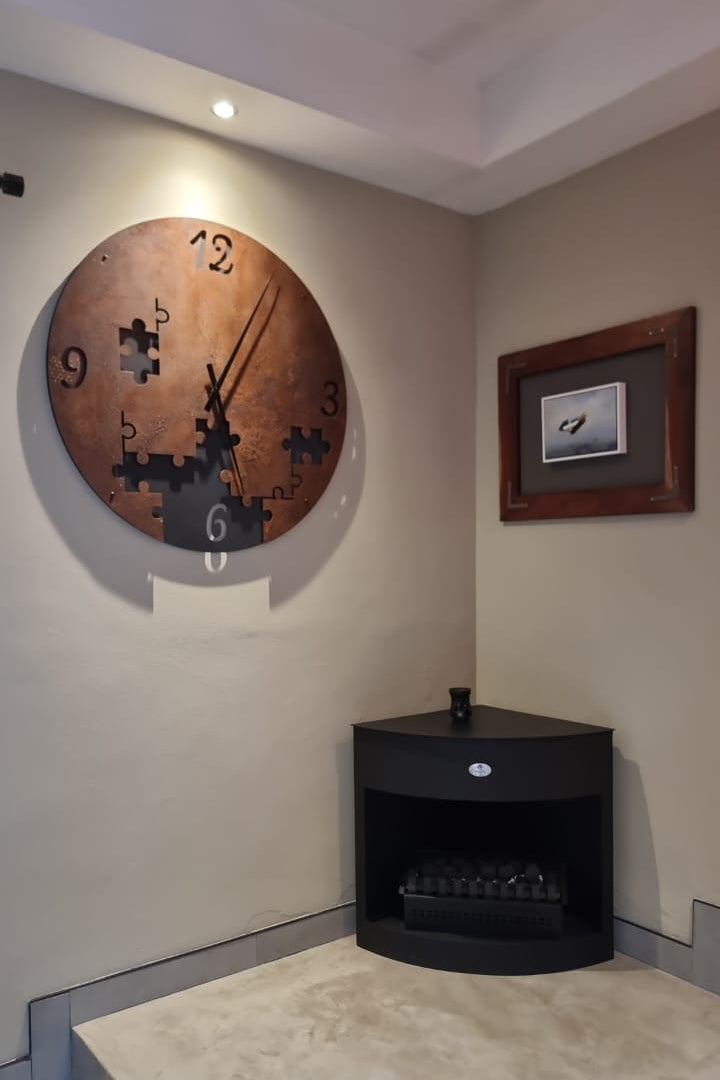 Missing Pieces Oversized Clock