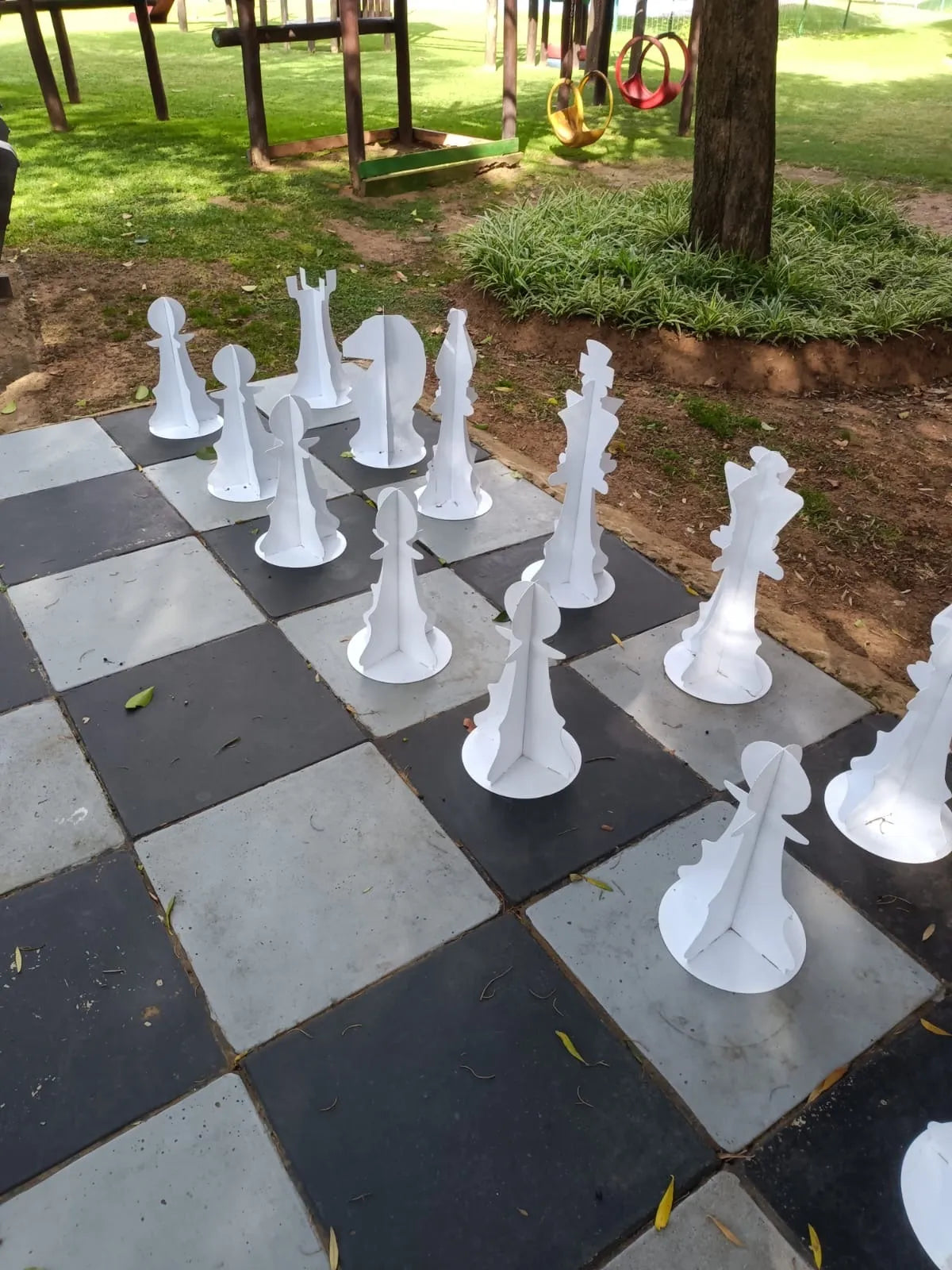 Giant Outdoor Metal Chess Set