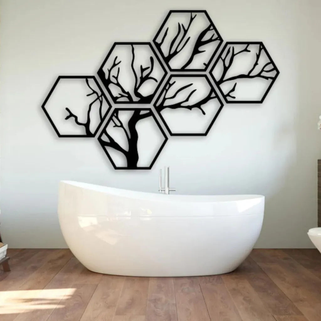 Hexagon Framed Tree