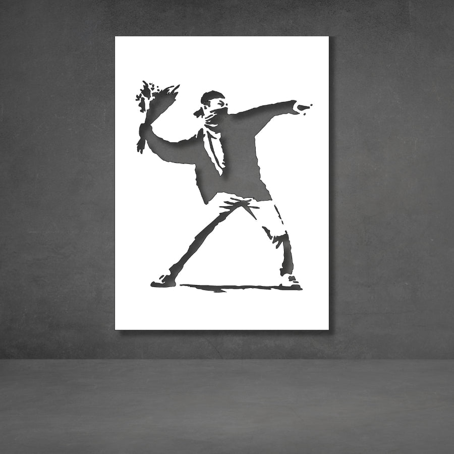 Banksy – Flower Thrower