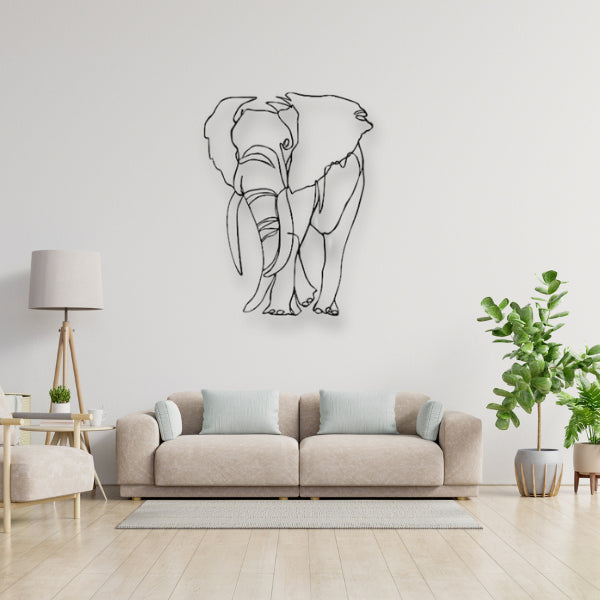 Line Art Elephant
