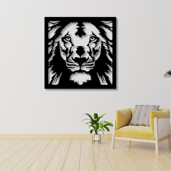 Framed Lions Head