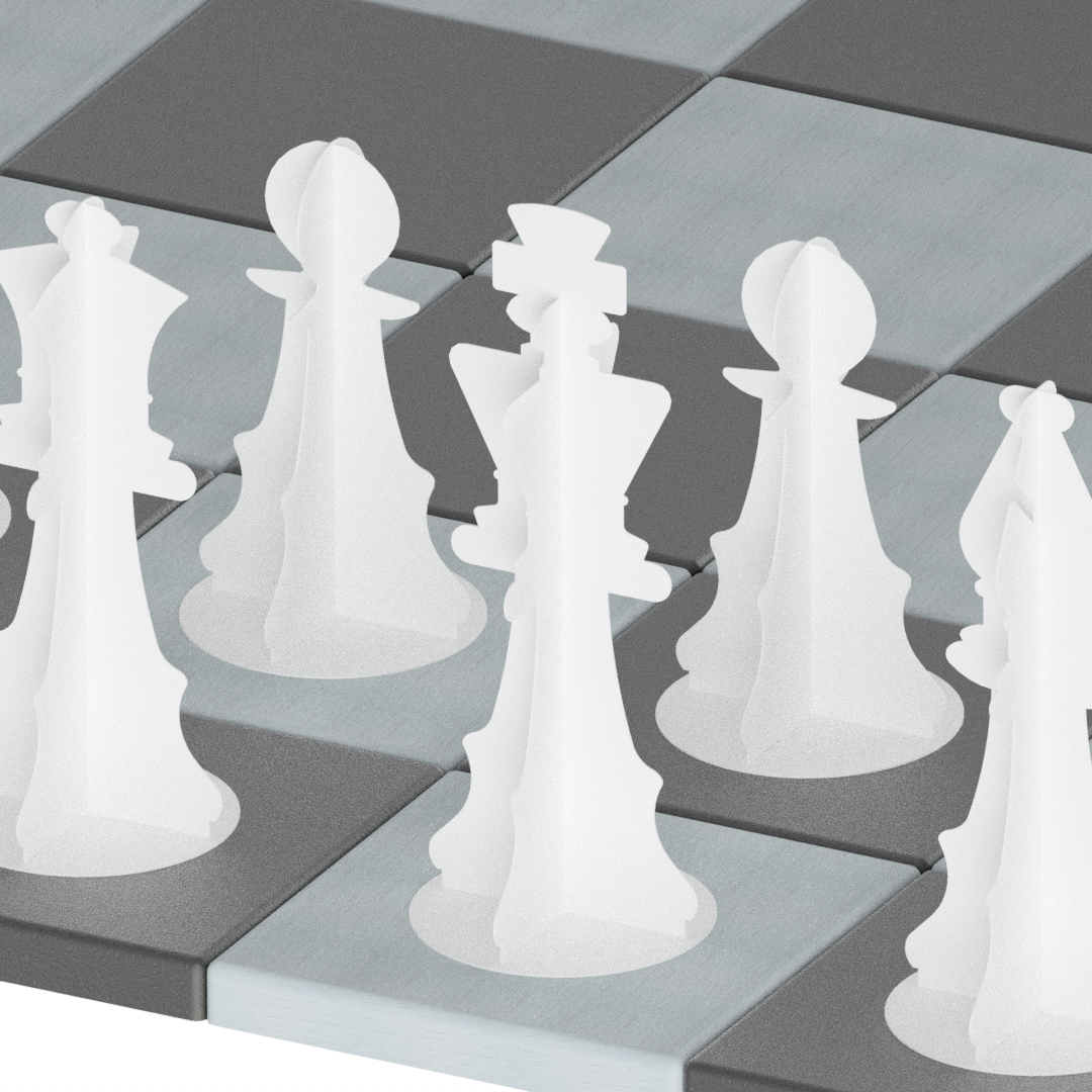 Giant Outdoor Metal Chess Set