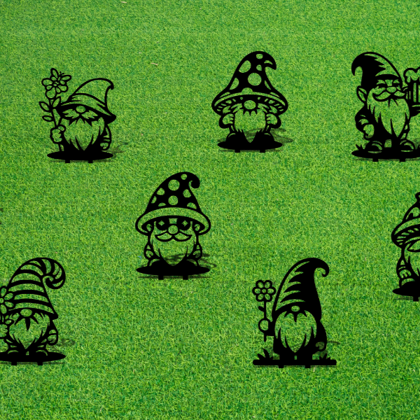 Garden Gnomes- 8-Piece