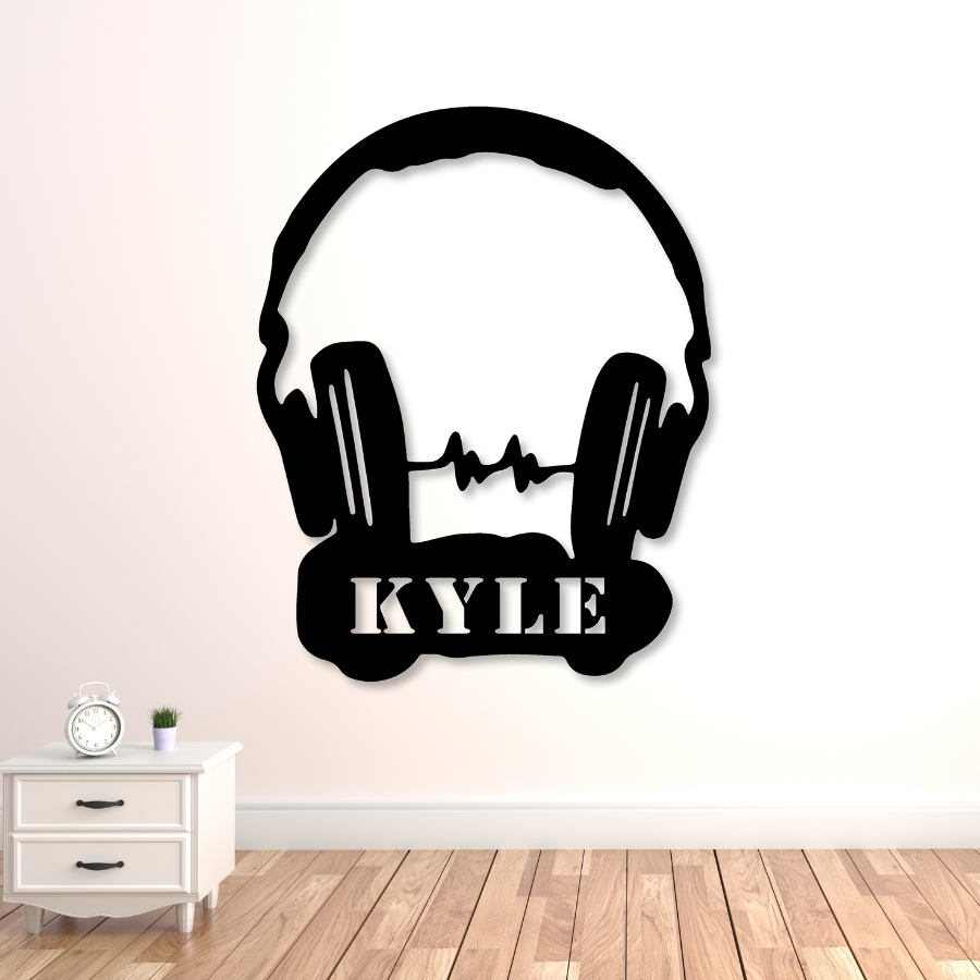Headphones - Custom Name Monogram