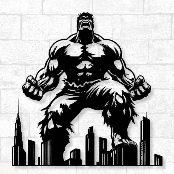 Hulk Skyline Silhouette