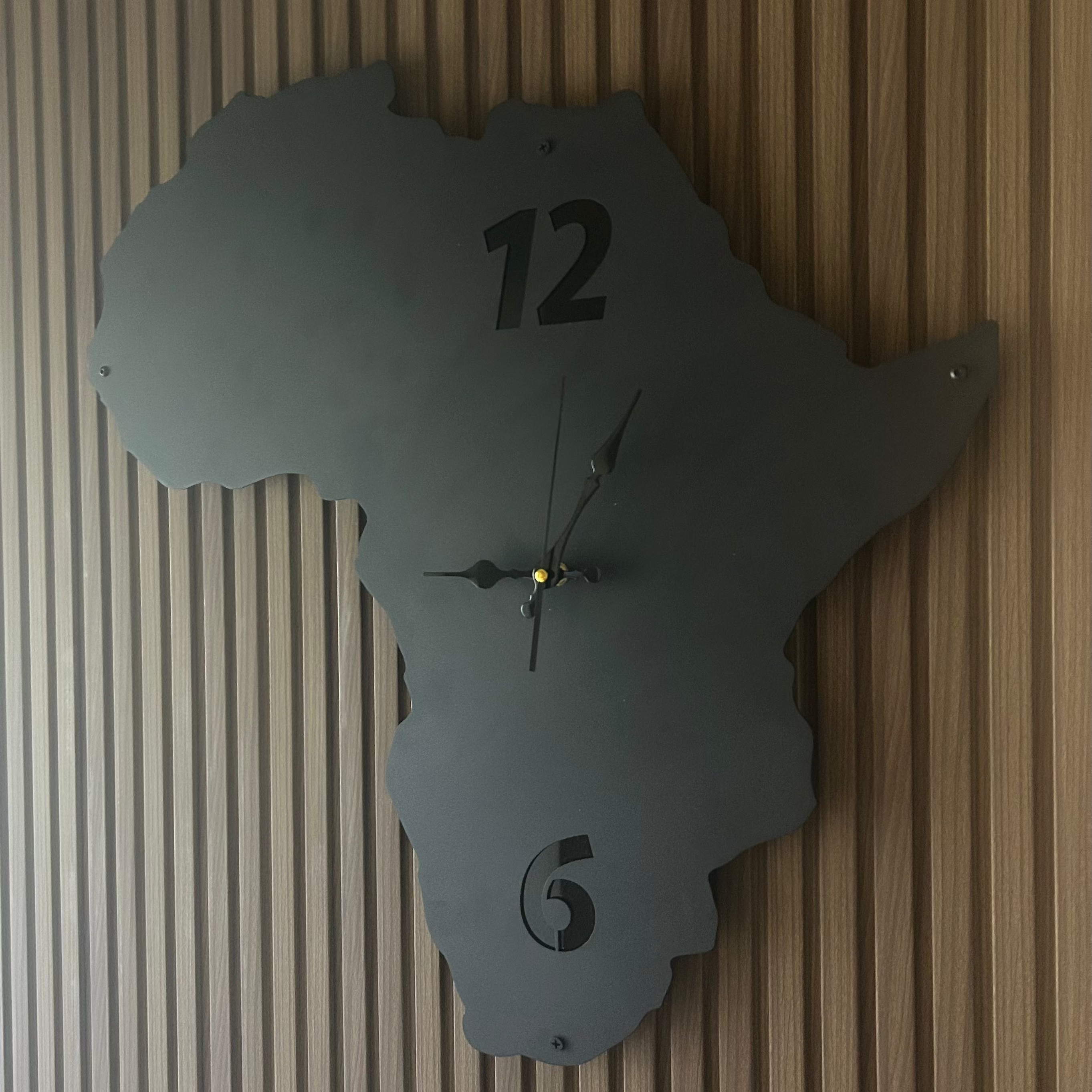 African Silhouette Wall Clock
