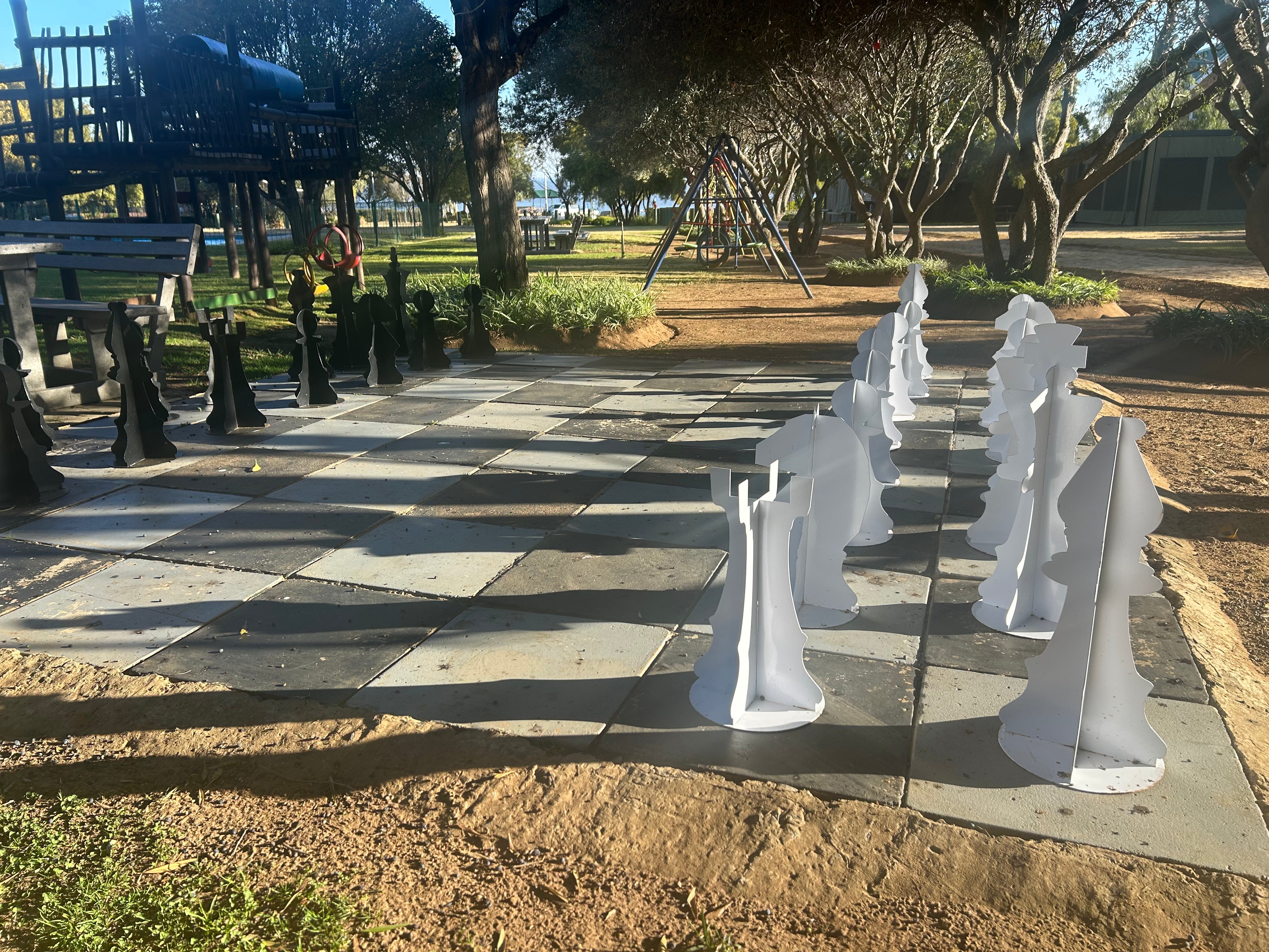 Giant Outdoor Metal Chess Set