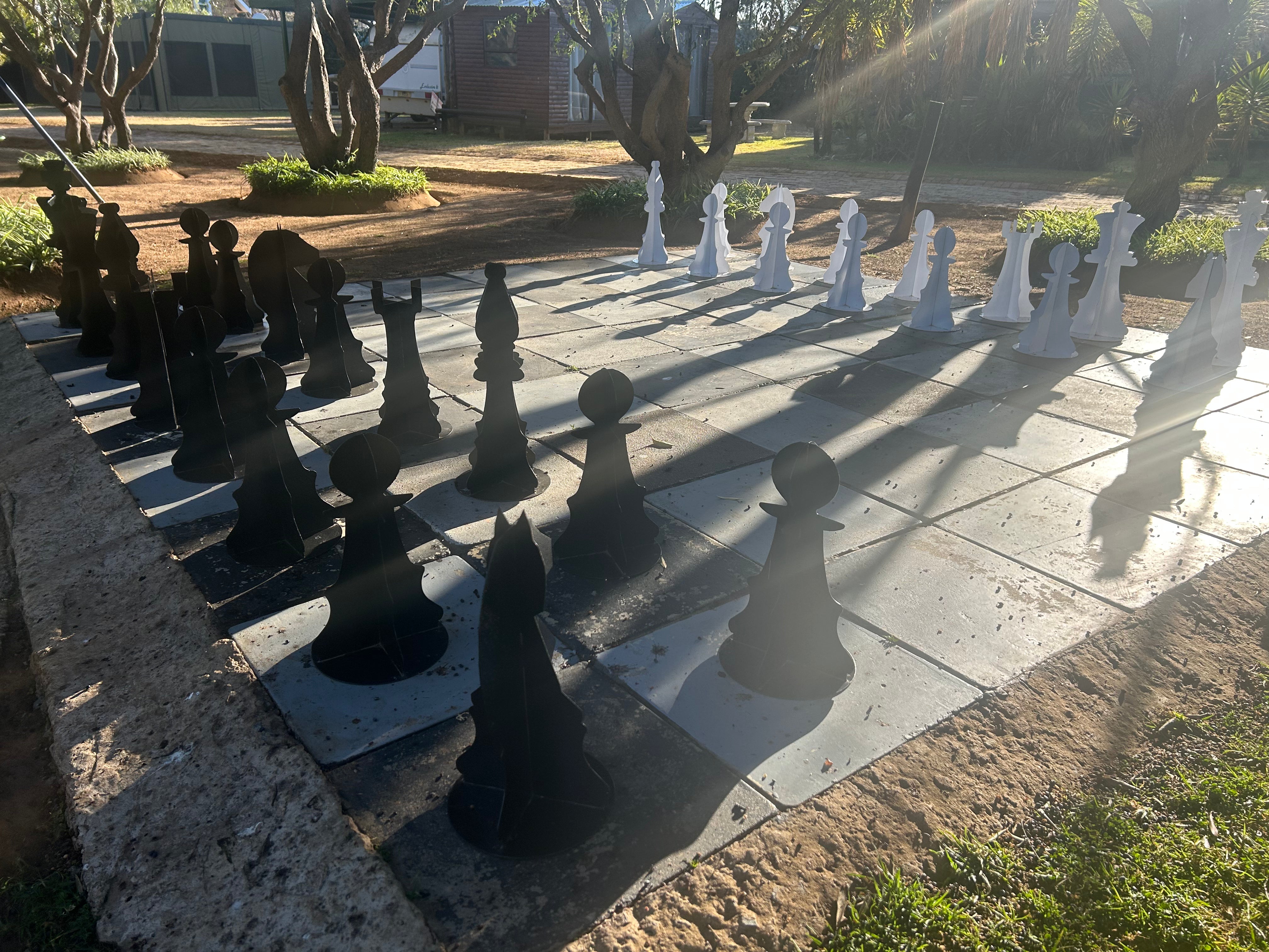 Giant Outdoor Metal Chess Set