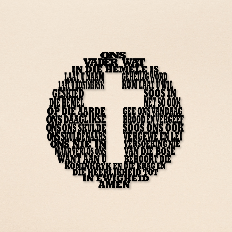 The Lords Prayer (Afrikaans)