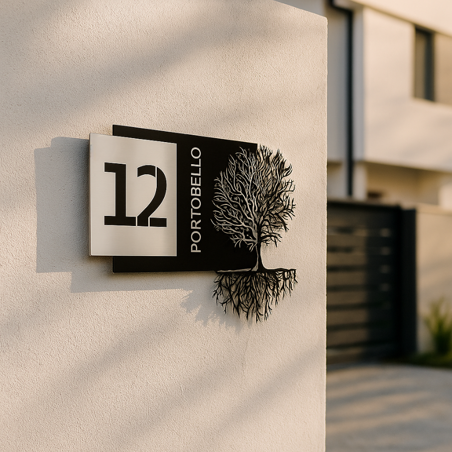 Signature Tree-of-Life House Number