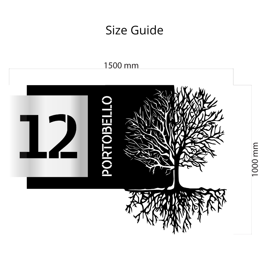 Signature Tree-of-Life House Number
