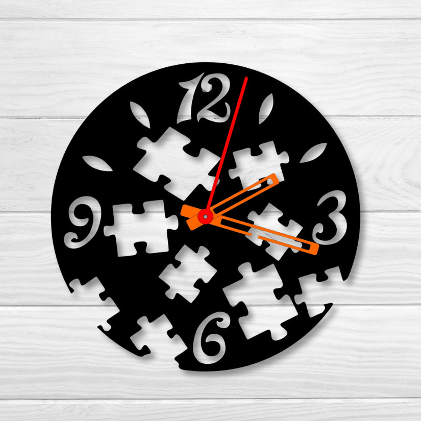 Puzzle Style Wall Clock