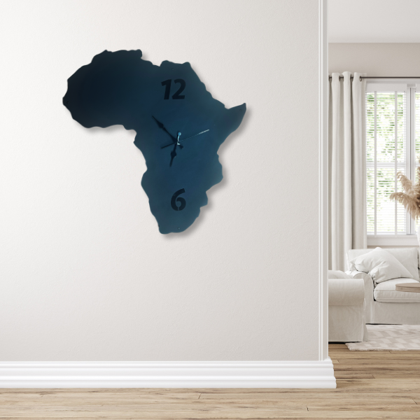 African Silhouette Wall Clock