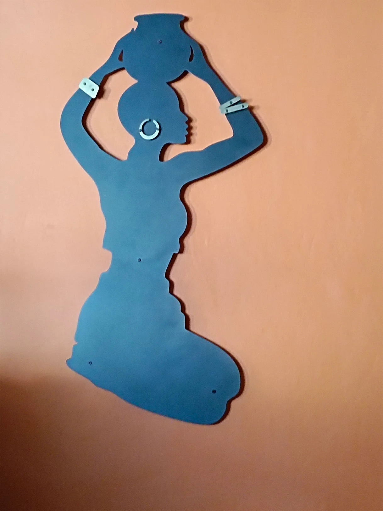 Young African Lady with Water Pot