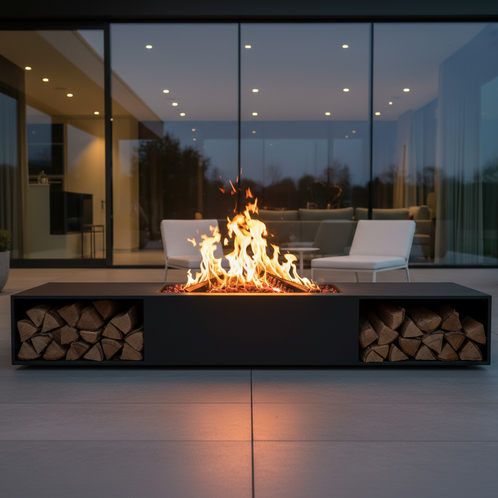 Blaze Fire Pit - Square Format