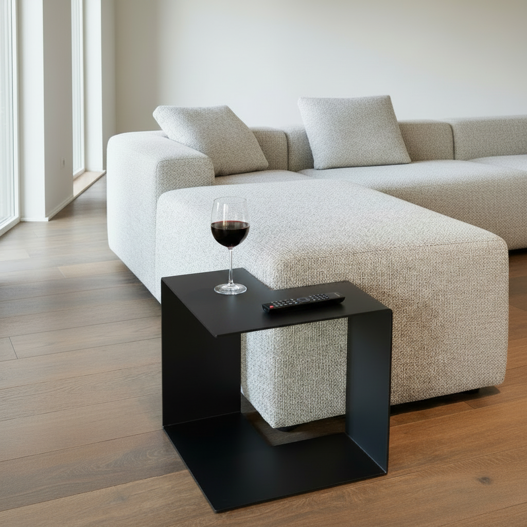 Edge Table – Red Wine & Remote