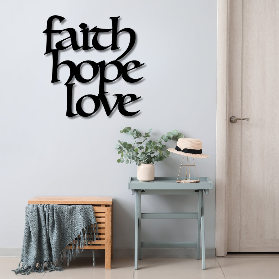 Faith-Hope-Love Wall Art