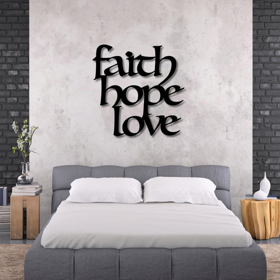 Faith-Hope-Love Wall Art