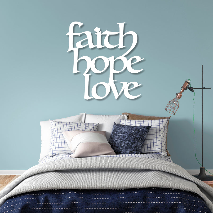 Faith-Hope-Love Wall Art