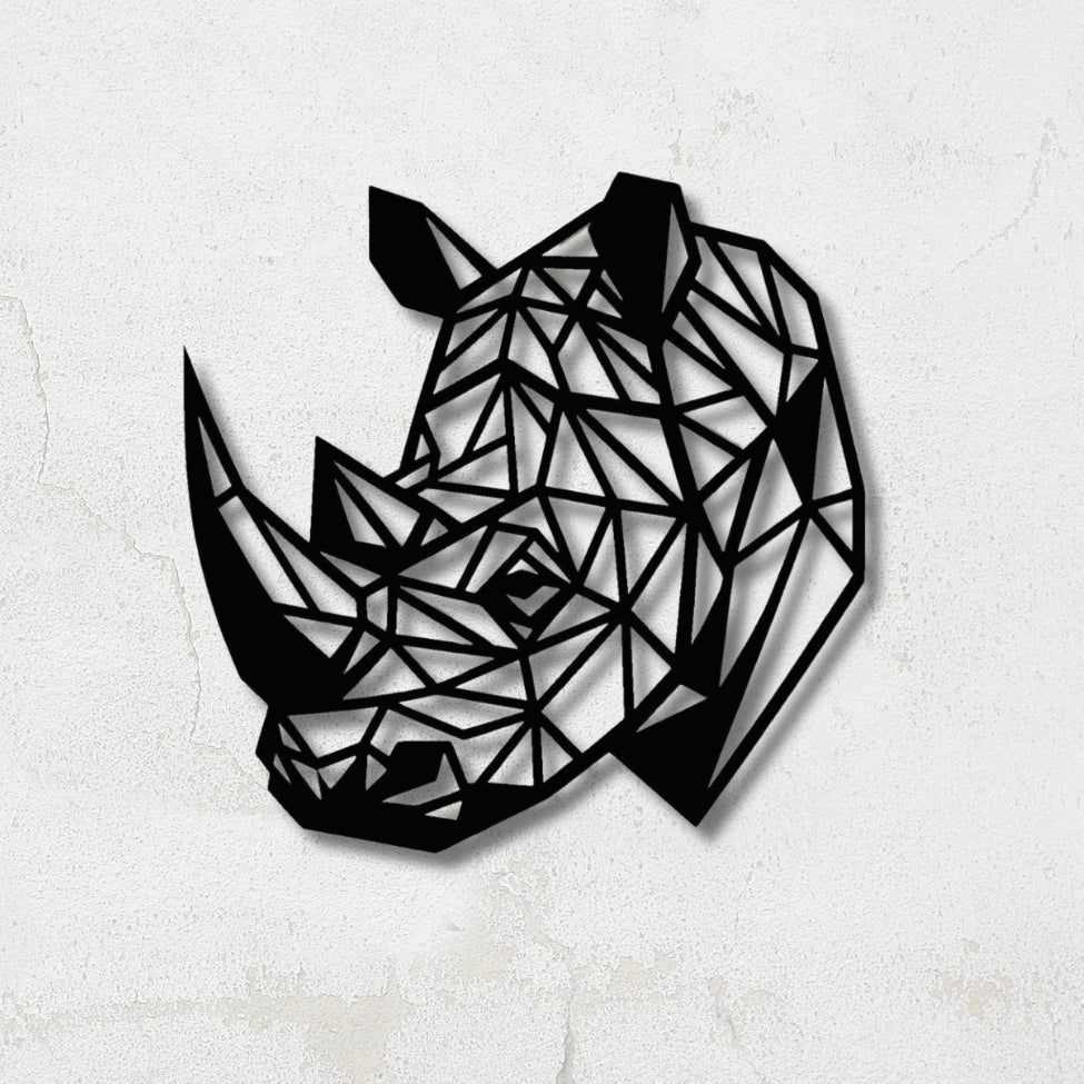 Geometric Rhino Head