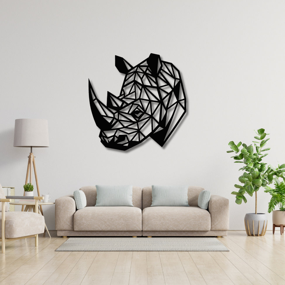 Geometric Rhino Head