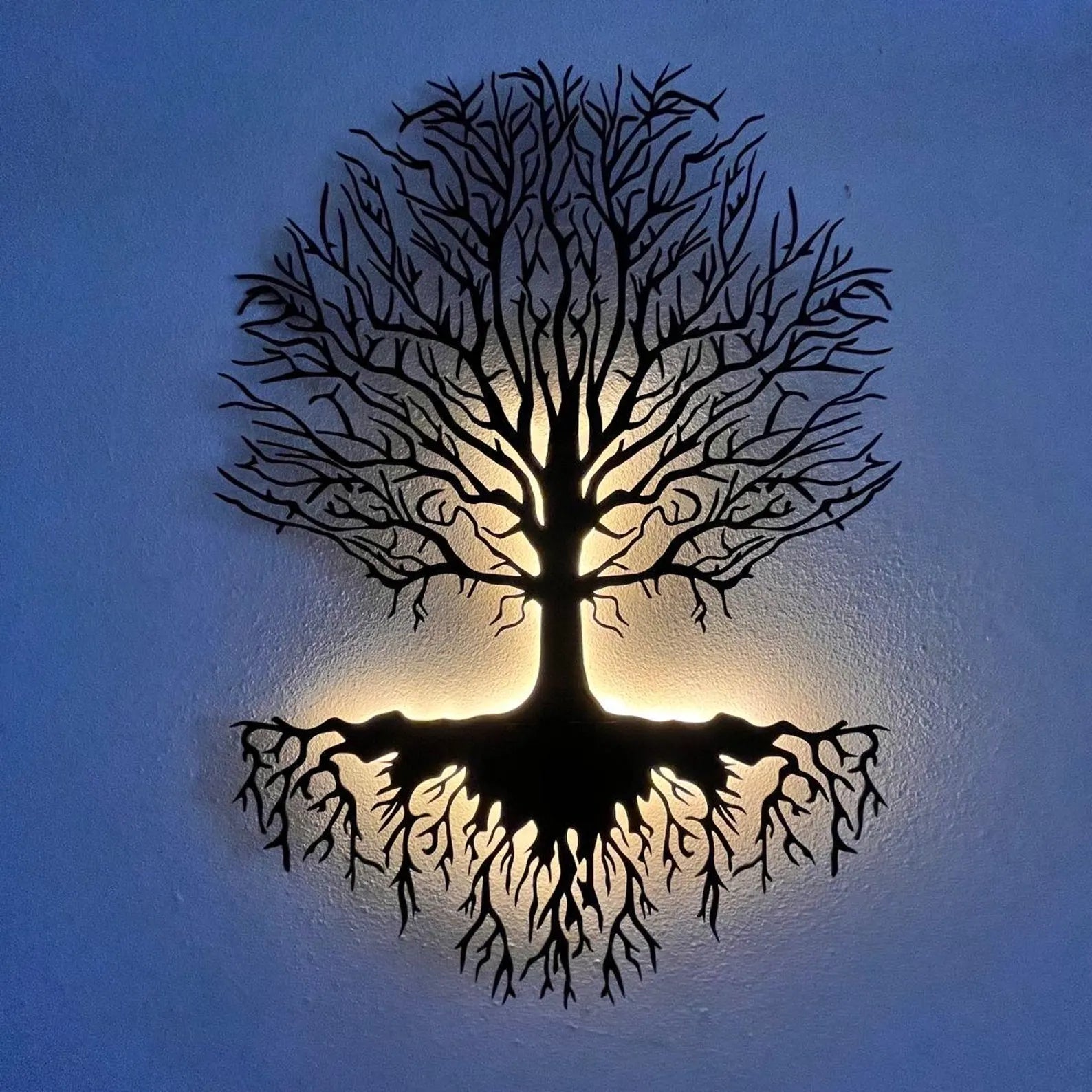 Rooted Tree of Life Metal Wall Art | Premium Outdoor & Indoor Decor