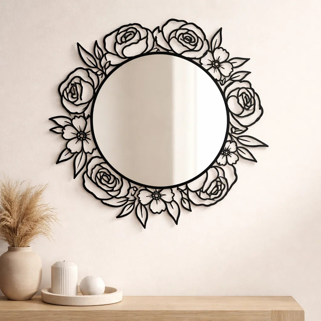 Roses Mirror Frame