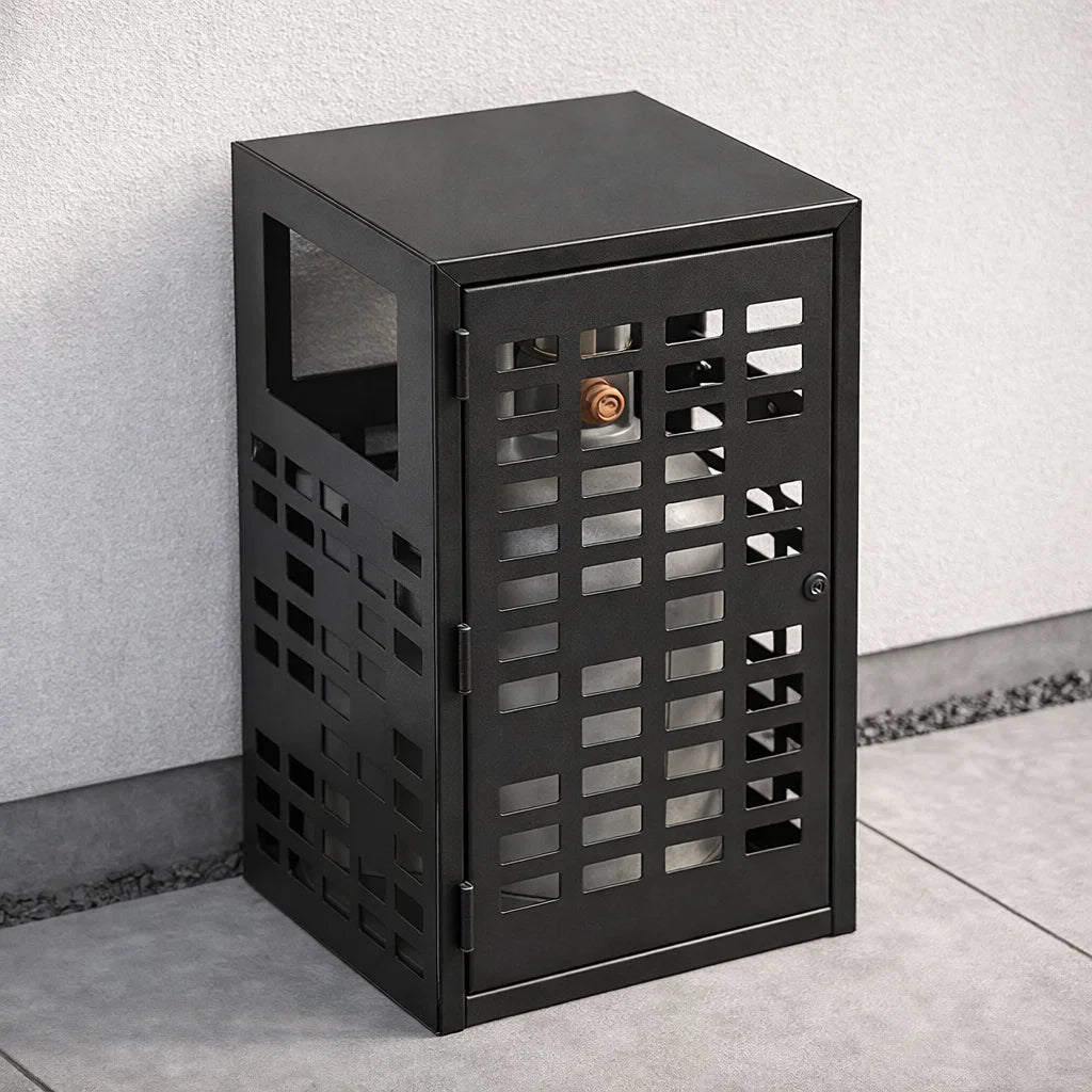 Gas Cage Single 9kg Lockable powder-coated steel cover South Africa