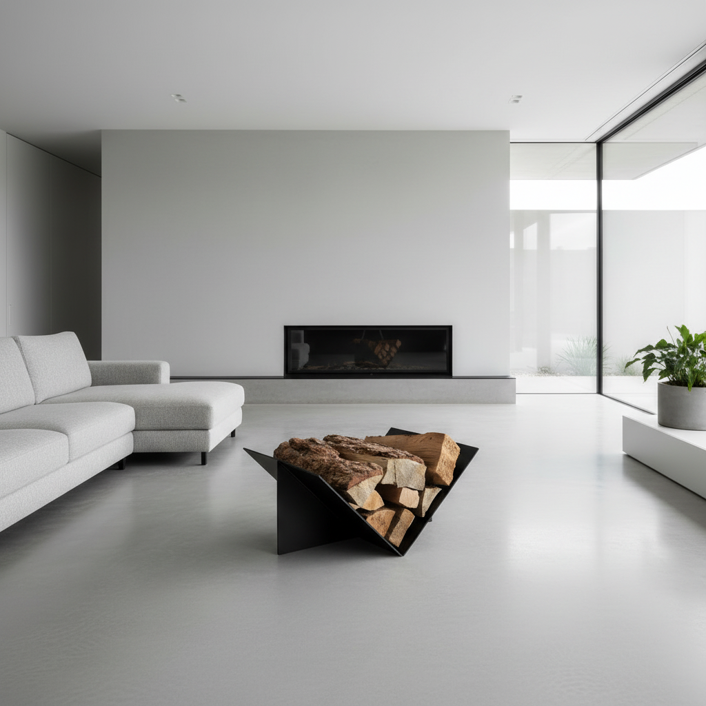 Tilt Firewood Holder - Square Centered